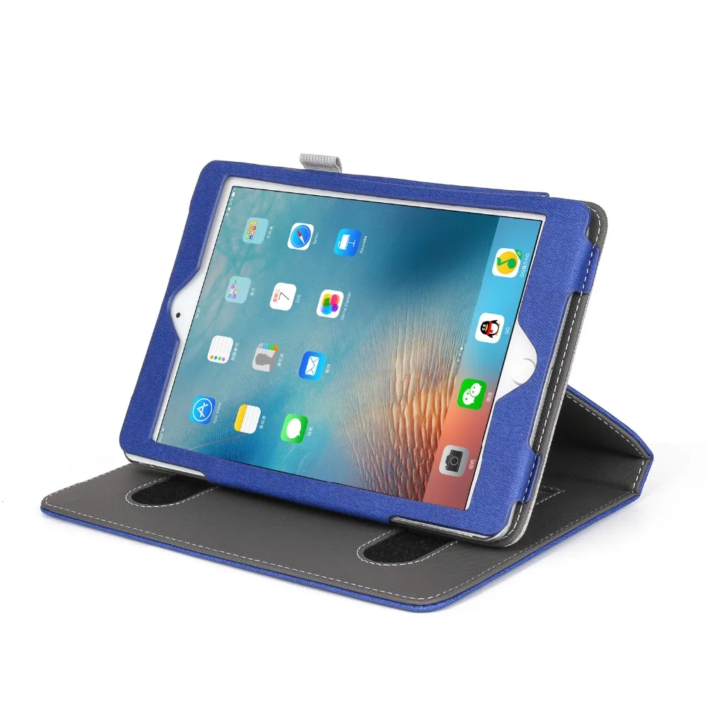 Чехол для iPad Mini 5 4 3 2 1 кожаный чехол 7," мягкий умный чехол многофункциональный с подставкой и карманами для карт ремешок на запястье Чехол