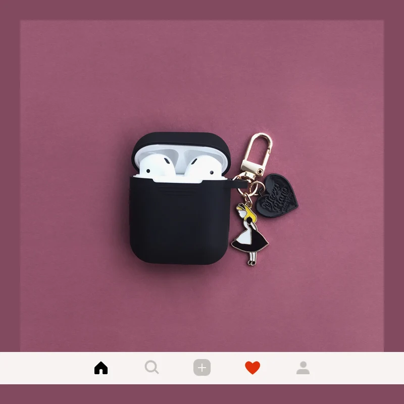 Милый силиконовый чехол Alice для Apple Airpods аксессуары Bluetooth наушники мультяшный