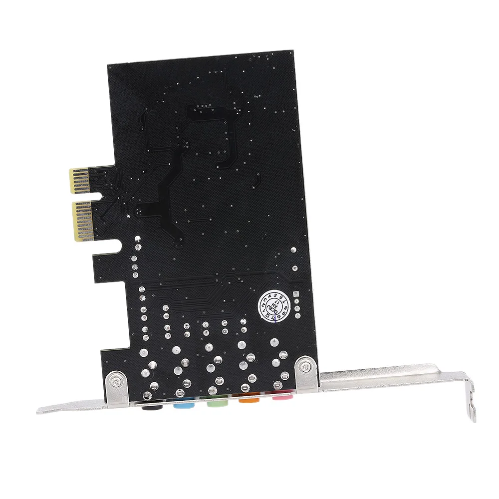 5 портов Звуковая карта стерео объемная звуковая карта PCI-E Express карта 5,1 звуковая PCI E Express карта для настольного компьютера черный компьютер ПК