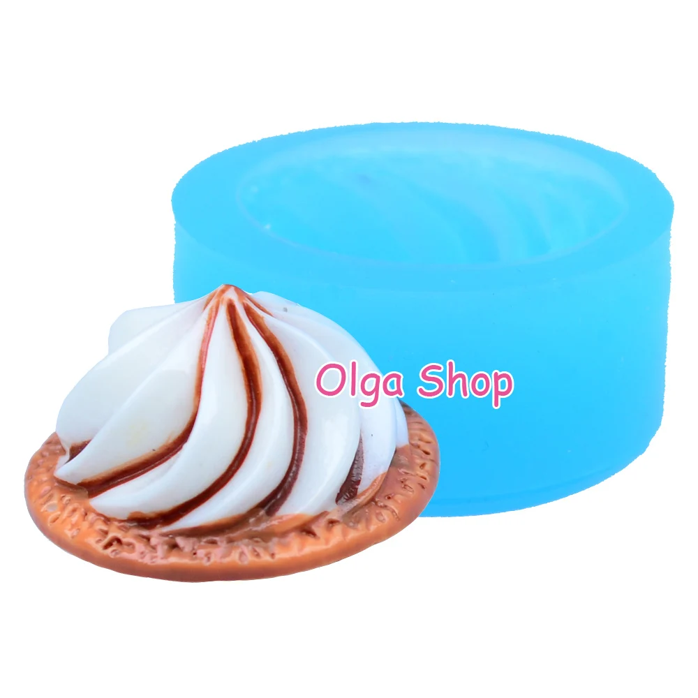 Бесплатная доставка 25мм взбитыми сливками глазурь формы силиконовые гибкая