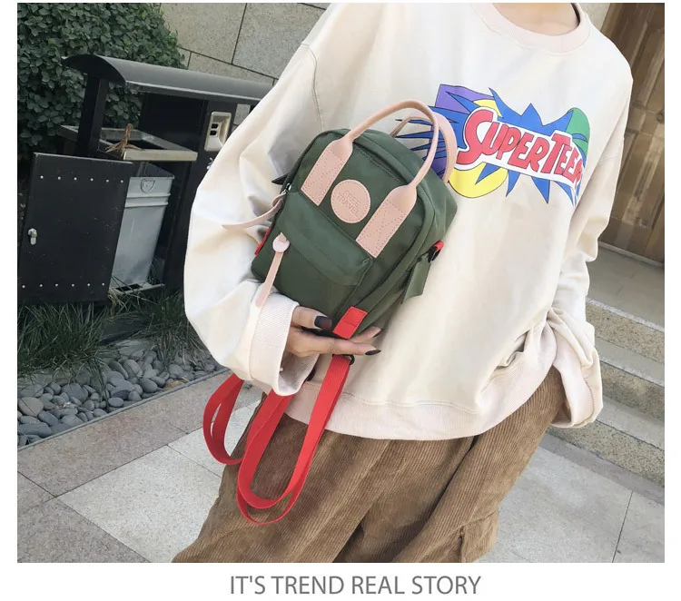 Холщовый рюкзак Mochila, поступление детских водонепроницаемых нейлоновых классических мини-рюкзаков, дорожная сумка, рюкзак, школьный ранец, T-6970