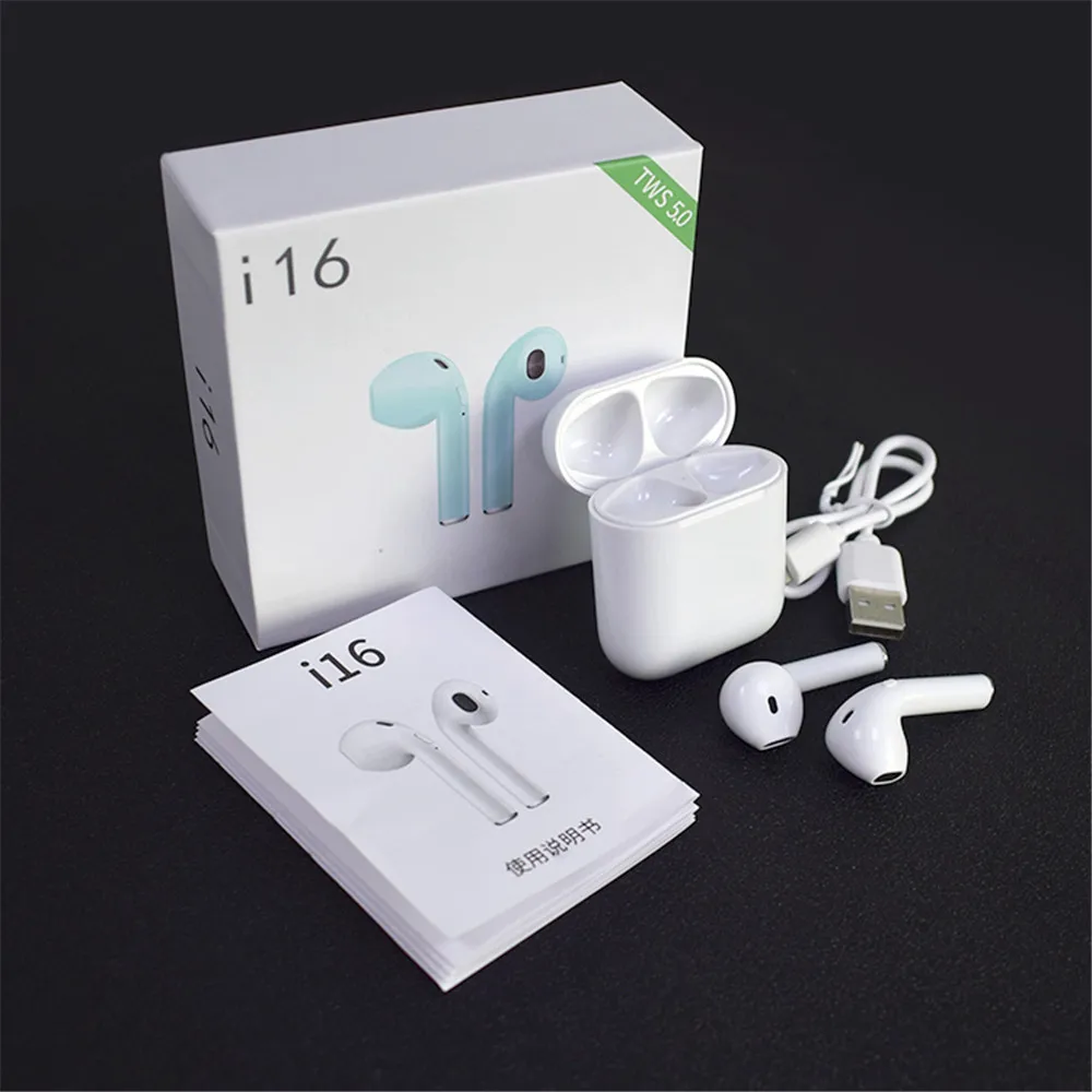 MKUYT i16 TWS Беспроводные Bluetooth 5,0 наушники мини 3D бас гарнитура наушники стерео Hearphone PK Air i10 i12 i13 i14 i60 i18 i30