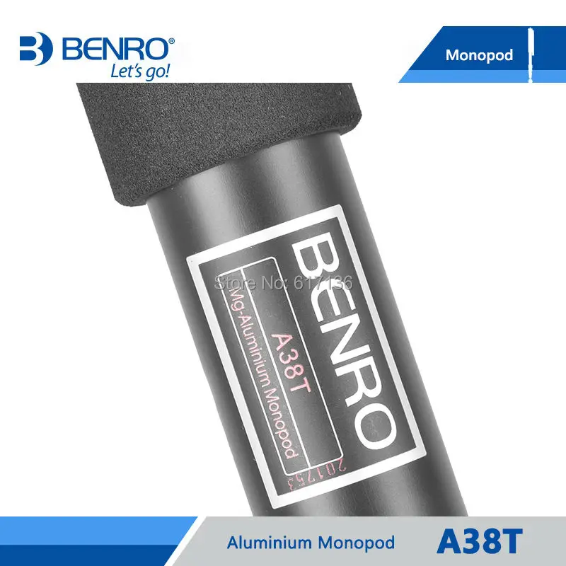 BENRO A38T монопод Профессиональные алюминиевые Моноподы Для камеры без 3 ножного