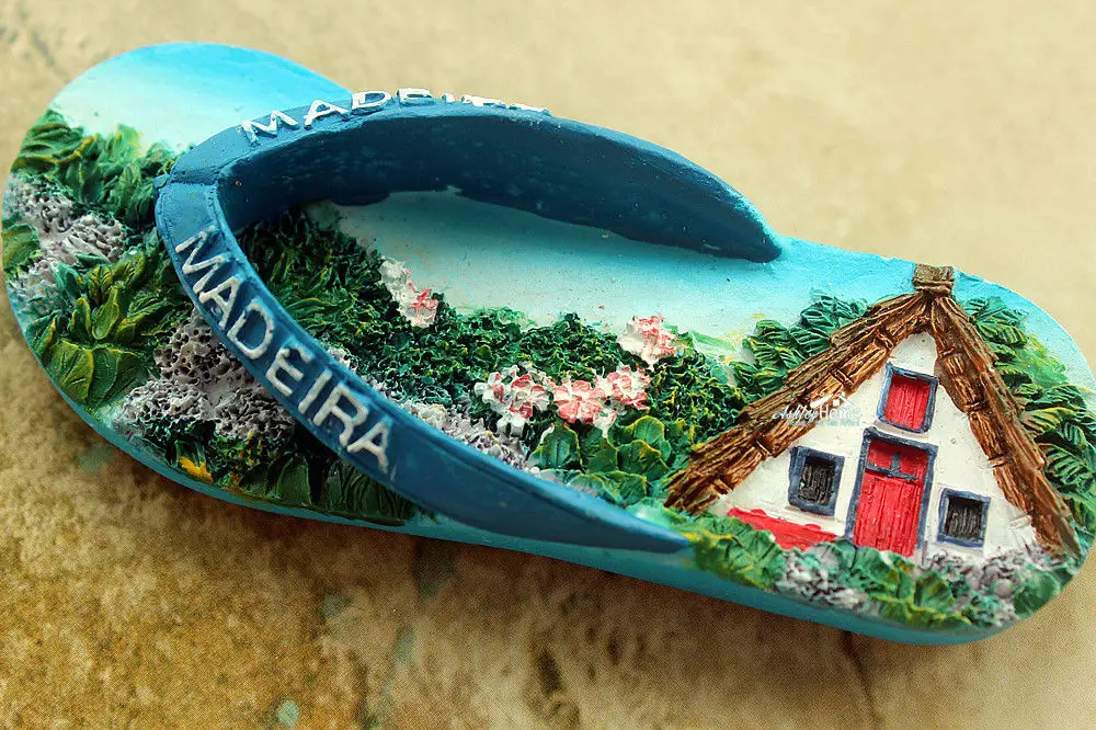 Португалия Madeira туристический сувенир 3D Смола холодильник фотография