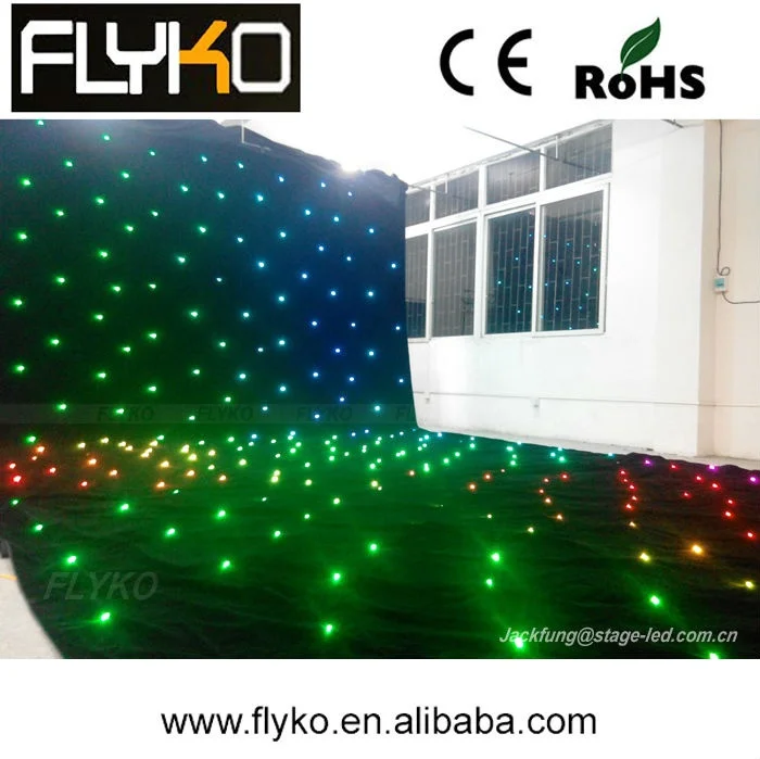 

Рождественские огни новые продукты 5 м высокая 7 м широкая rgb полноцветная упаковка led занавеска Светодиодная звезда занавеска