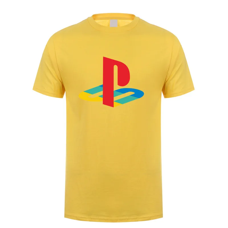 Playstation футболка мужские топы Игра Новая мода короткий рукав футболки мужские футболки - Цвет: Daisy