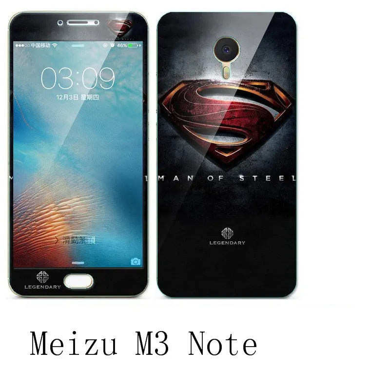 ALIVO для meizu m3 note силиконовый чехол. Цветное закаленное стекло + TPU мягкий чехол 5