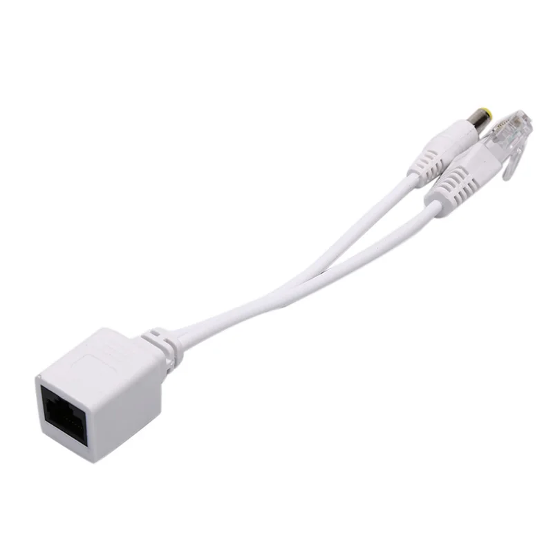 Кабель POE 2 шт. Пассивный адаптер Power Over Ethernet разветвитель RJ45 инжектор модуль
