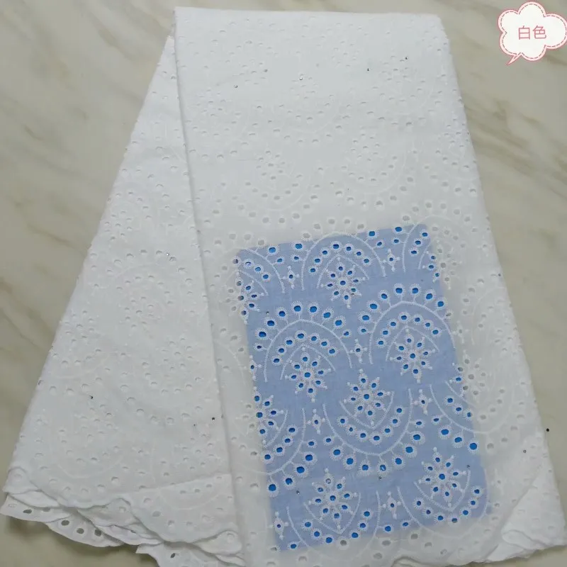 Горячая продажа выдалбливают Африканский хлопок вуаль кружевная ткань высокого
