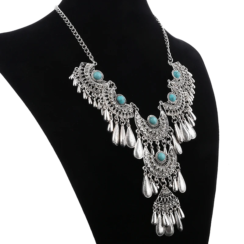 Lovbeafas модные браслеты Collier Femme Bijoux богемское короткое ожерелье массивное ожерелье воротник винтажное длинное ожерелье хорошее ювелирное изделие
