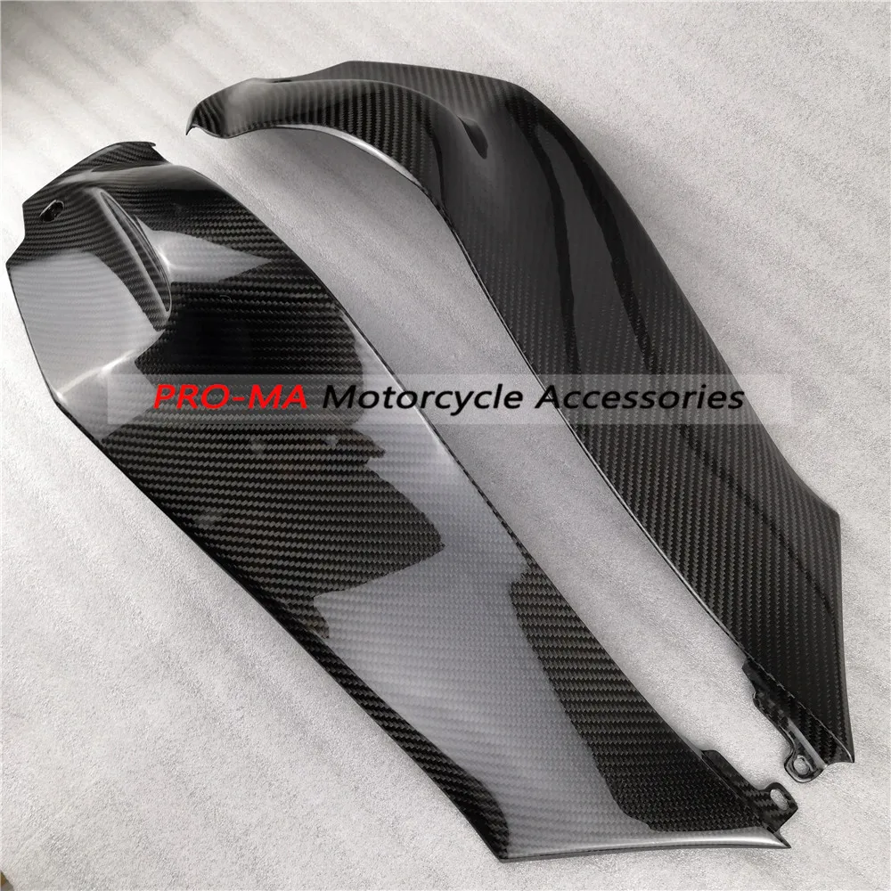 Мотоциклетная обтекатель боковой панели в карбоновом волокне для Kawasaki ZX-10R- Twill