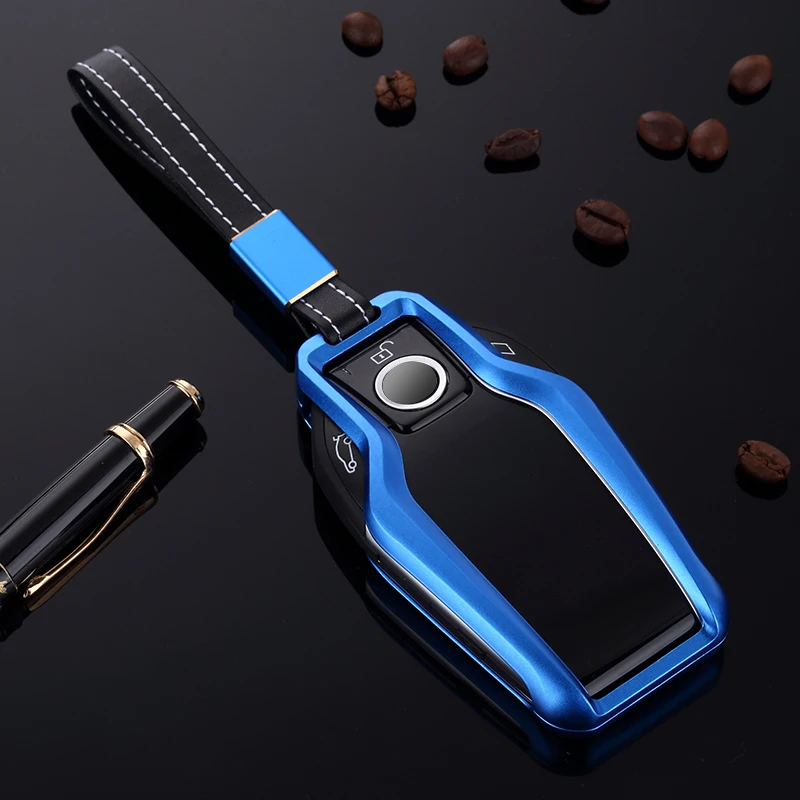 Чехол для автомобильного ключа из алюминиевого сплава QHCP защитный чехол