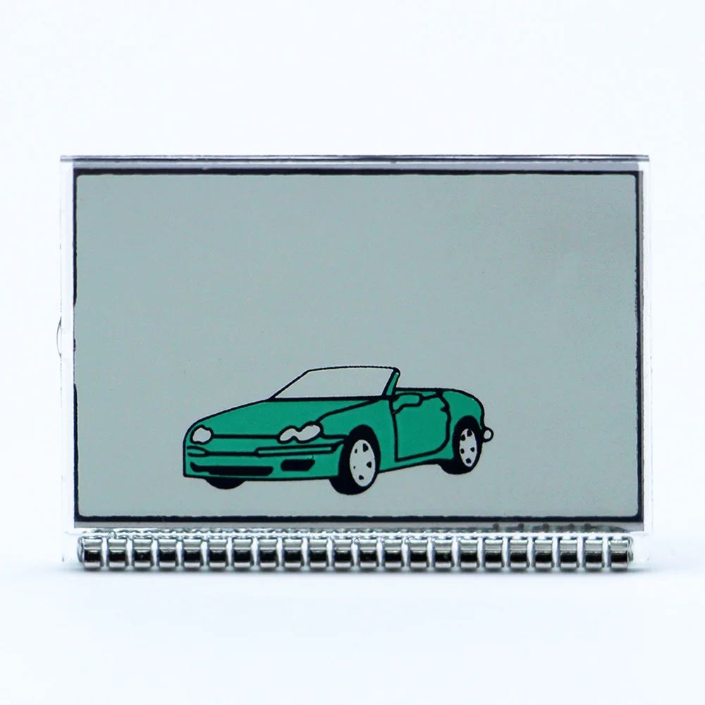 ЖК дисплей для русской двусторонней автомобильной сигнализации пульт