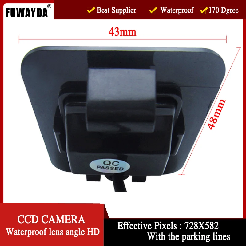 Цветная CCD камера заднего вида FUWAYDA парковочные линии для Hyundai Elantra Avante 2012 с