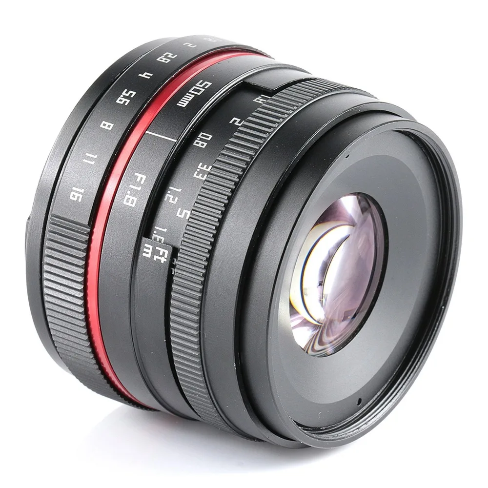 Новый 50 мм f/1 8 FX крепление APSC f1.8 объектив камеры для Fujifilm XT10 XT2 XT1 XA3 XA2