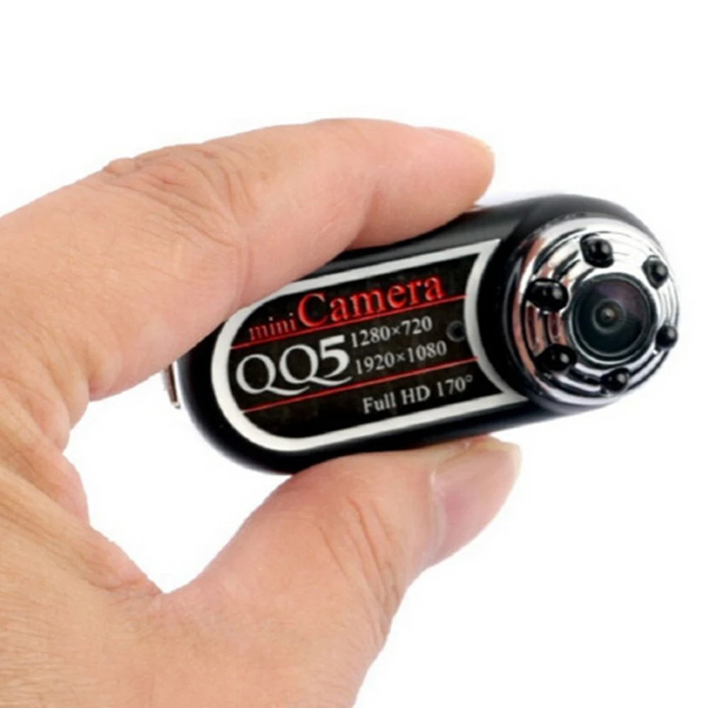 Время владельца QQ5 мини Портативный Full HD 12MP 170' ультра Широкий формат детектор