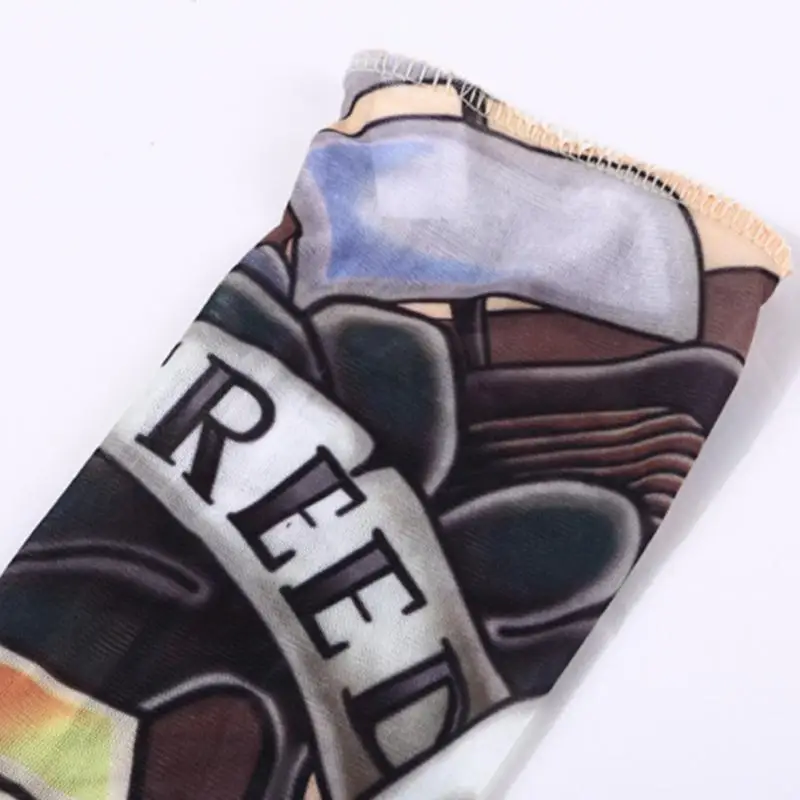 Анти Солнечный свет Мода Мужчины и Женщины татуировки на руку ногу рукава