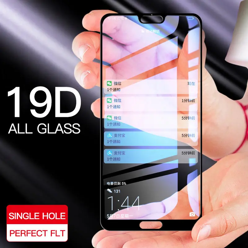Пленка из закаленного стекла для Huawei Nova 4 4E 3 3E 3i 2 P30 P20 Lite 19D полностью изогнутая