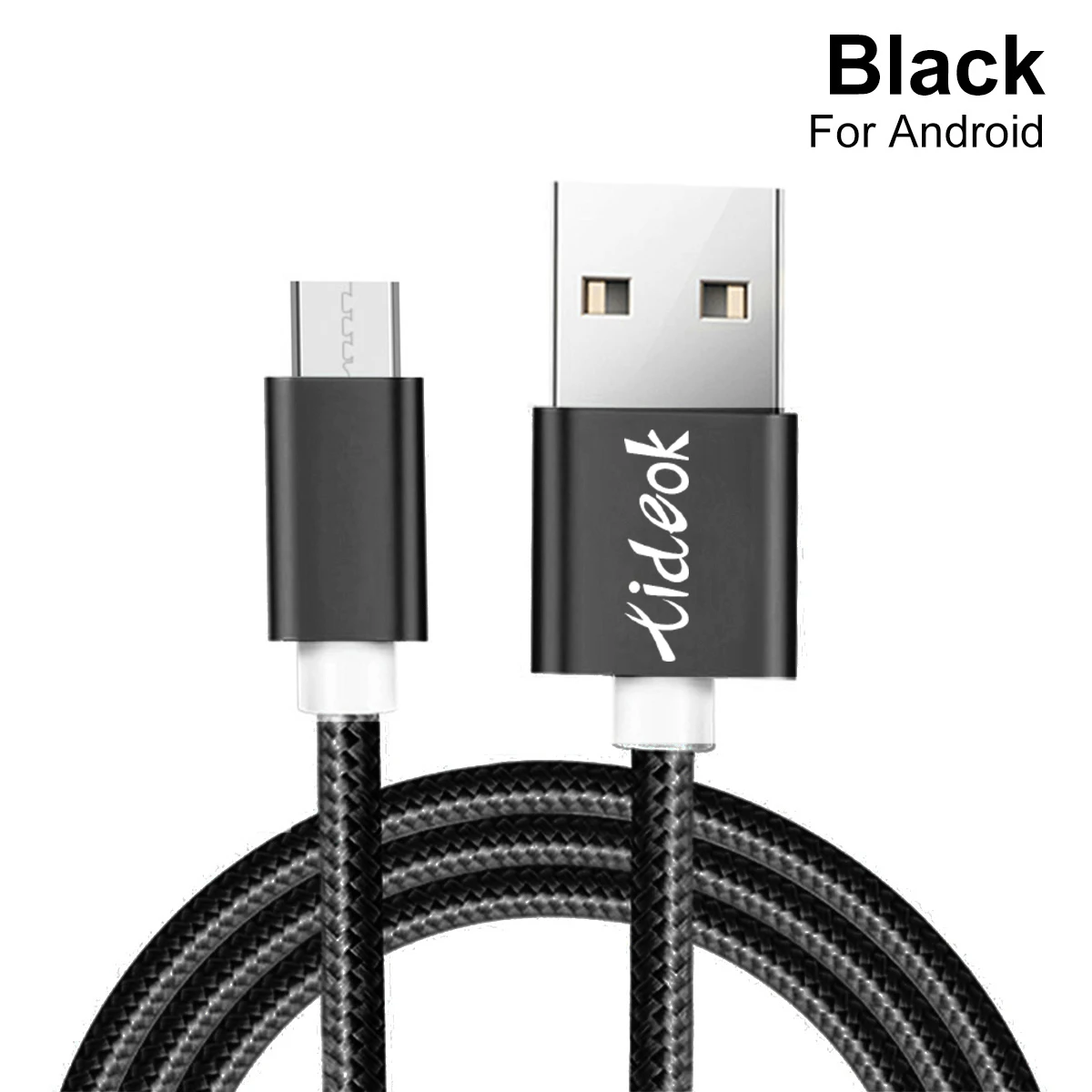 1 м 1,5 м 2 м 3 м 1,5 кабель Micro USB для быстрой зарядки, подходит для мобильного телефона Android нейлоновый Плетеный мобильный телефон MicroUSB Kable - Цвет: Black