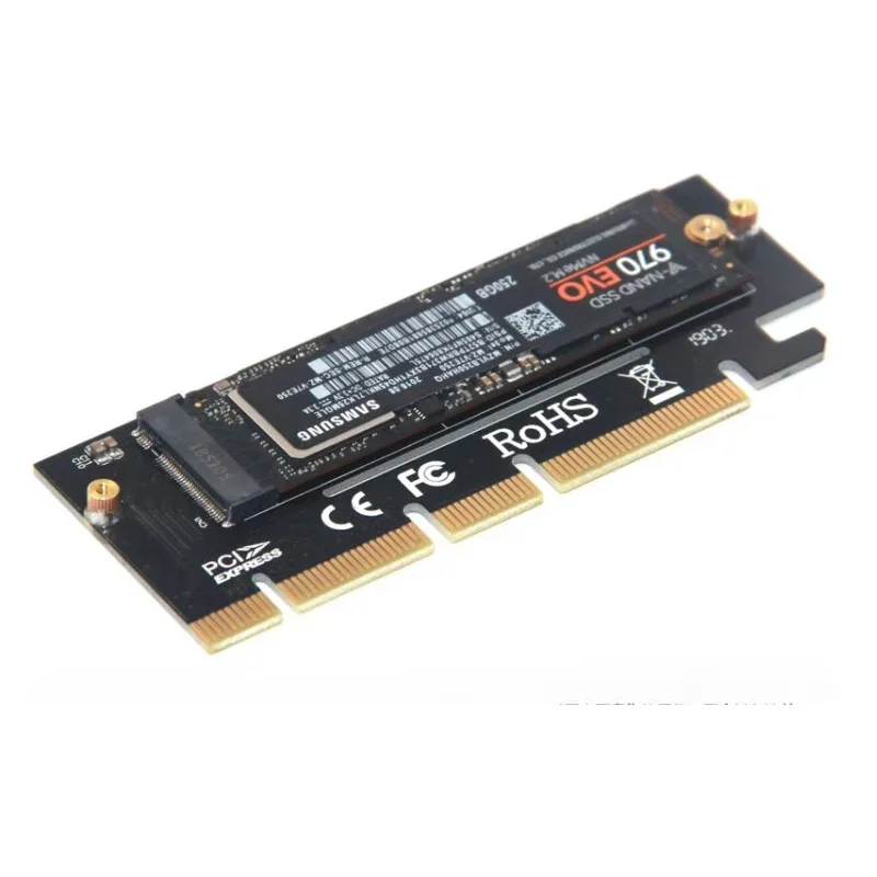 Адаптер M.2 NVME Raiser PCIE к M2 высокоскоростной совместимый светодиодный светодиодным