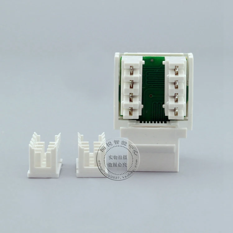 

5PCS RJ45 Cat5e Network Infomation Module Connector Socket Outlet Cable Adapter