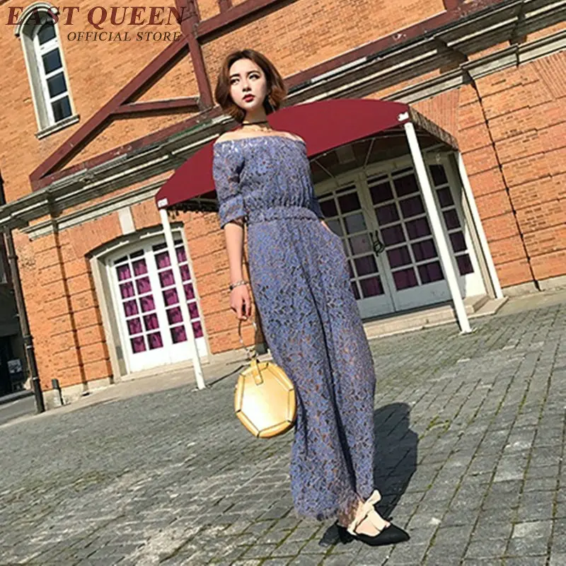 Элегантный женский летний кружевной комбинезон Женский Летний с открытыми