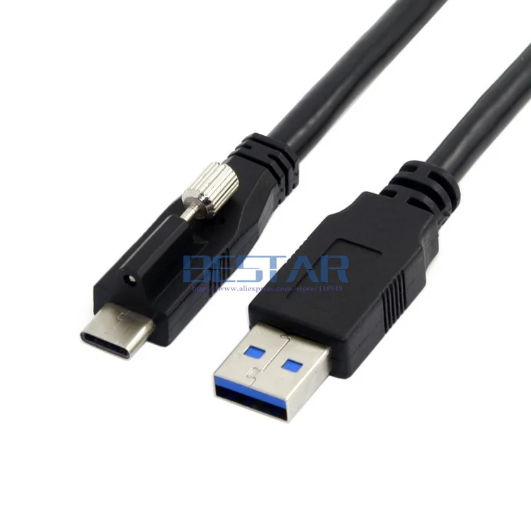 10 Гбит/с 4 фута USB 3 1 Type C Тип c запирающий разъем к стандарту 0 кабель для передачи