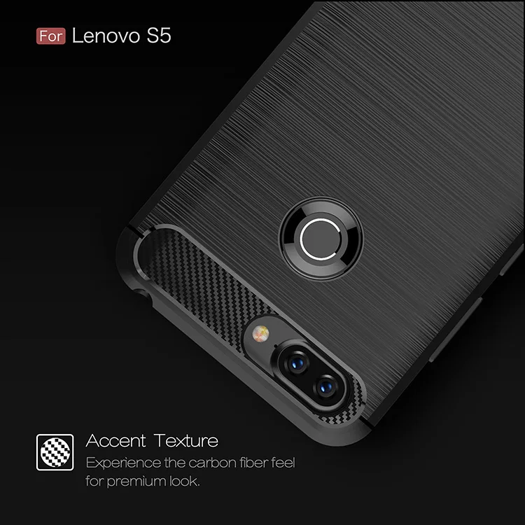 Противоударный чехол из углеродного волокна для lenovo S5, силиконовый мягкий ТПУ матовый чехол для lenovo S5 K520 K8 NOTE Z5