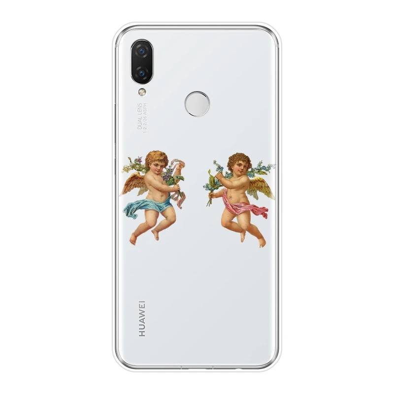 Чехол для телефона с изображением мальчика девочки ангела малыша Huawei Nova 2i 3 3I 3E 2