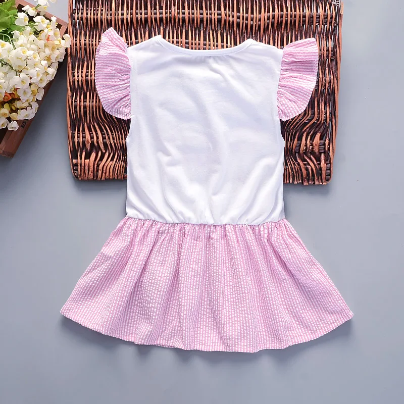 BibiCola summer girls dress children fashion sleeveless party clothes kids girl cotton sports dresses casual brand costume | Детская