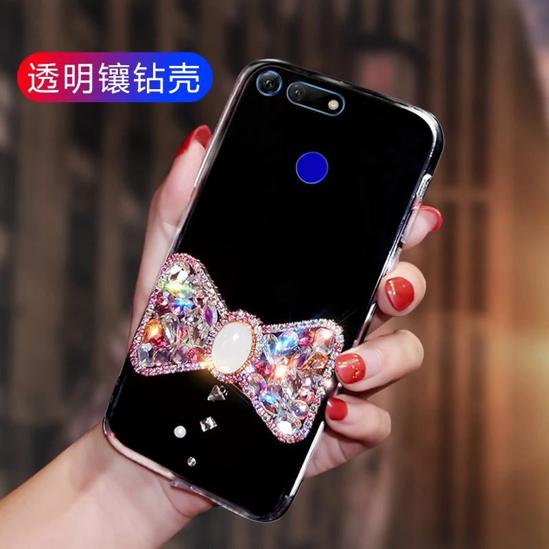 Для huawei honor V20 прозрачные женские бантик для мобильного телефона против падения
