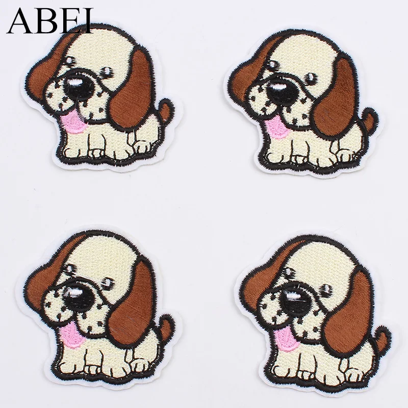 10 шт./лот мультяшная наклейка с вышивкой собаки сделай сам Одежда аксессуары