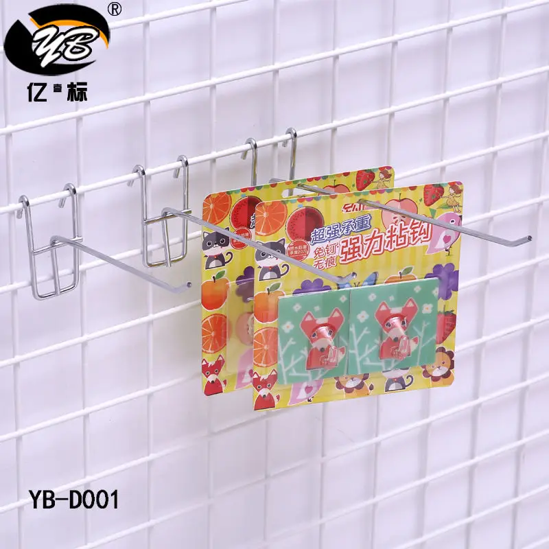 Бесплатная доставка 20 шт. Металл Gridwall крючки супермаркет дисплей Железный крючок