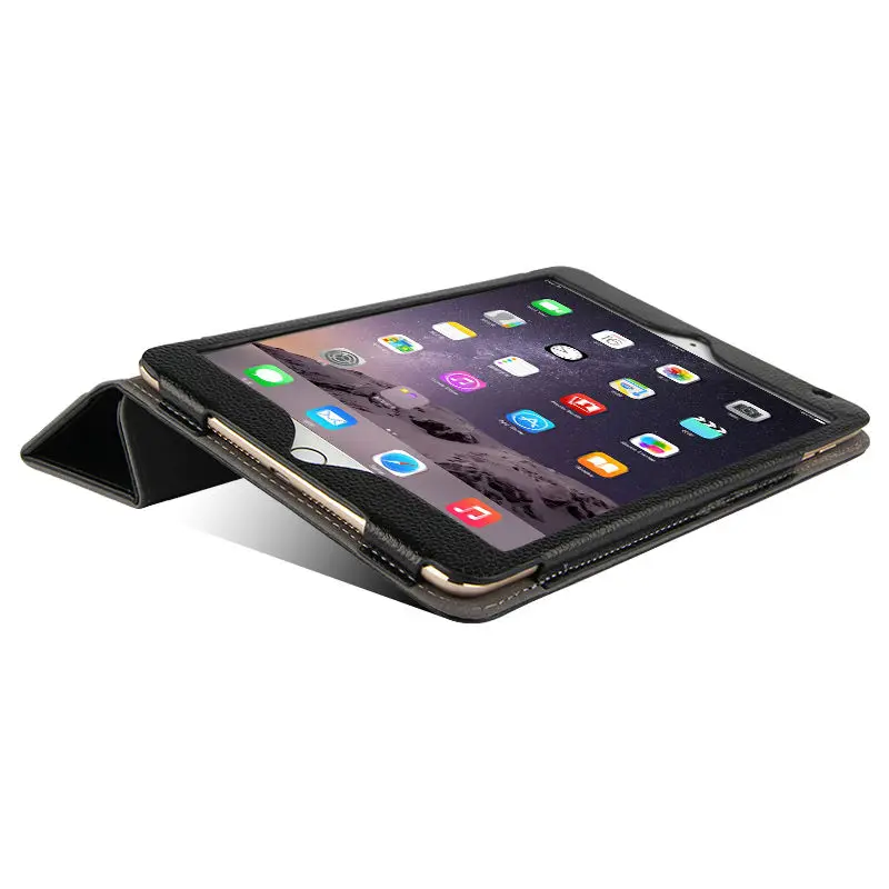 Чехол из воловьей кожи для iPad mini 3 2 оригинальный защитный смарт чехол кожаный
