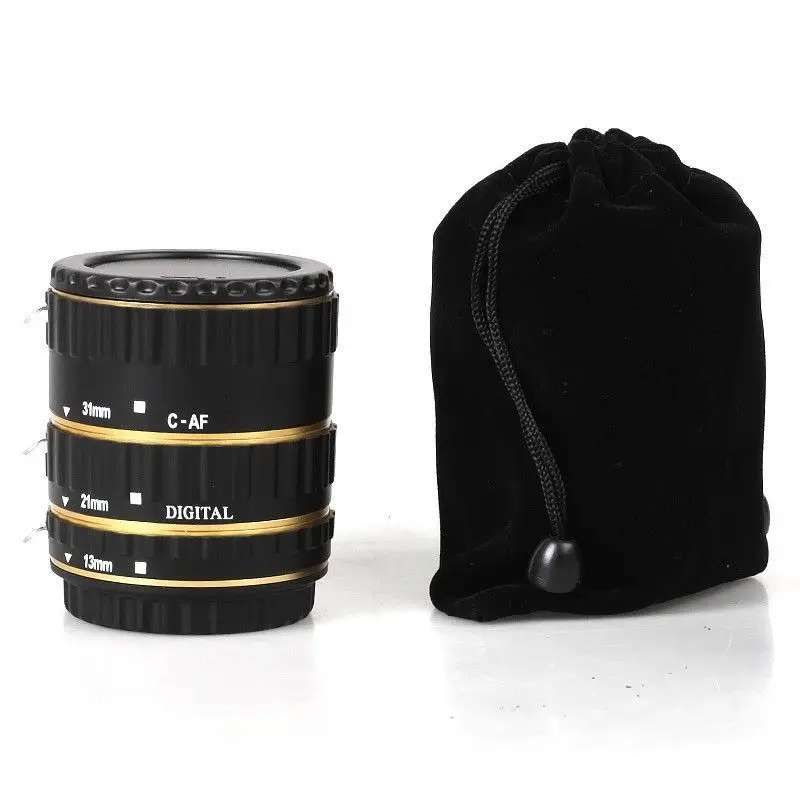 Металлическая макроудлинительная Автоматическая труба для Kenko Canon EF-S объектив 1300D 1200D 1100D 60D 70D 550D 600D 6D 7D T5i T4i г