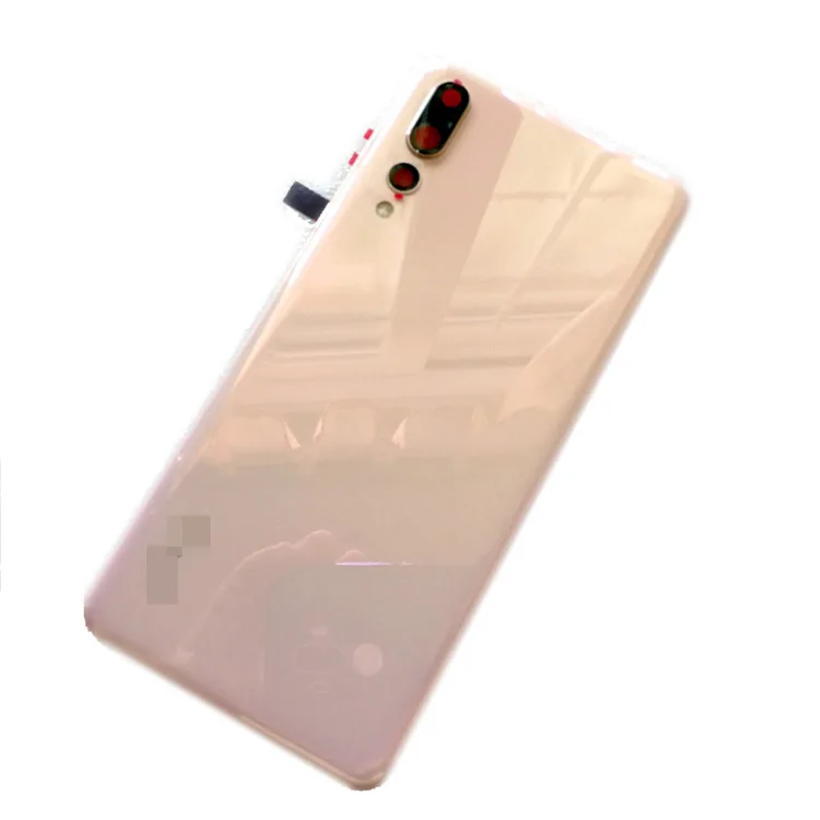 Pink No Light line Оригинальная новая для huawei P20 Pro CLT-AL00 CLT-L09 CLT-L29 CLT-TL00 Стекло задняя дверь Корпус Батарея дверь задняя крышка+ клей - Цвет: Pink No Light line