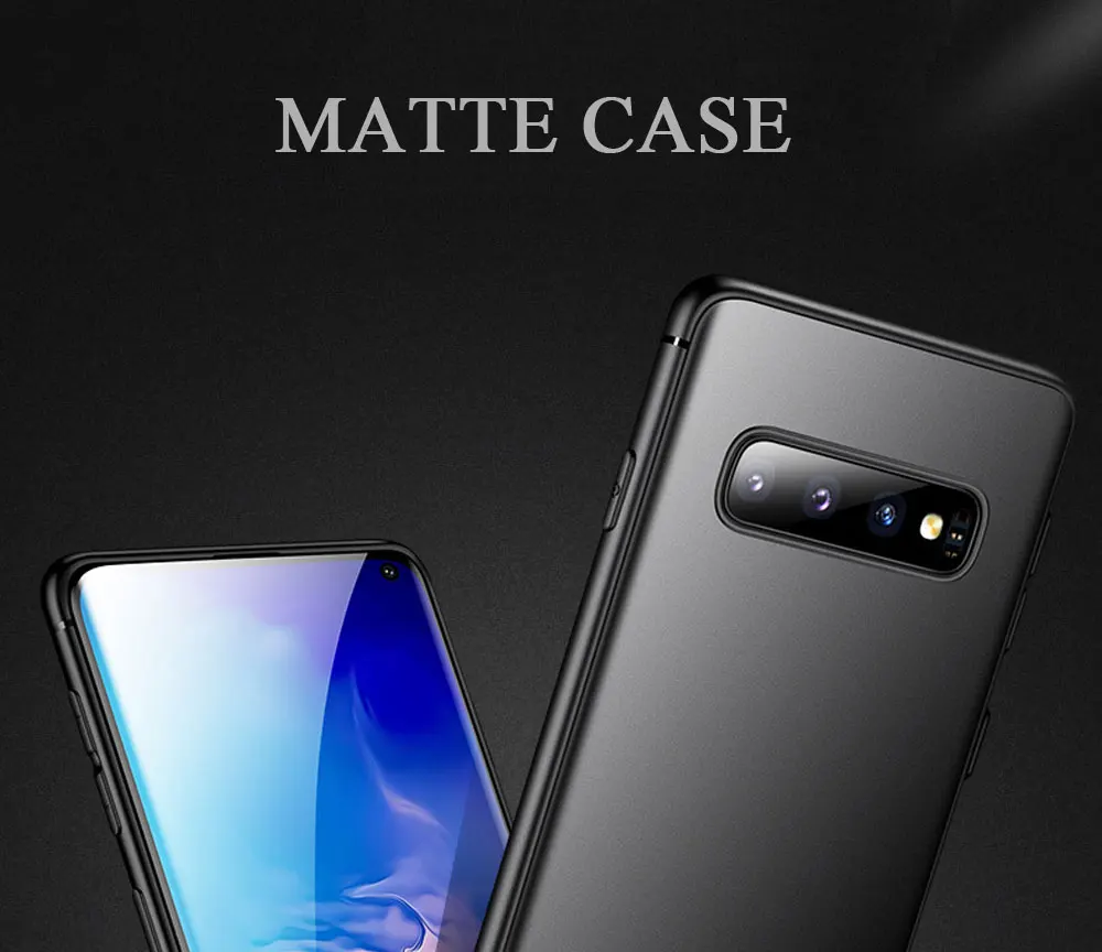 ITEUU ультра-тонкий ТПУ Мягкий противоударный матовый чехол для samsung Galaxy S10E S10 плюс S9 S8 чехол s крышка корпуса S10 S10PLUS S10E S9PLUS S8PLUS S9