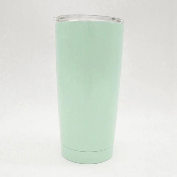 Mint Green 16 унций 20 унций Слим круизер Вакуумная сушилка Изолированная двойными стенками из нержавеющей стали гидро путешествия кружка с порошковым покрытием кофейная чашка - Цвет: Mint Green