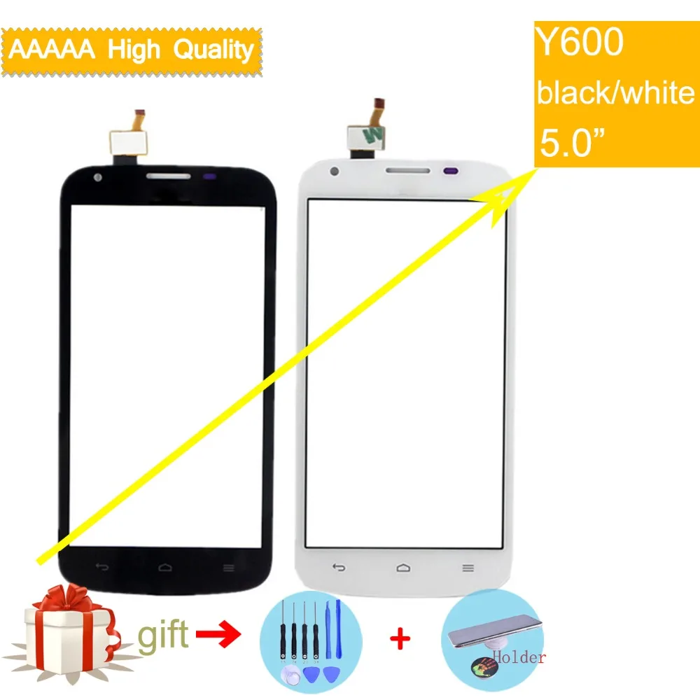 Сенсорный экран Y600 для Huawei Ascend Y 600 сенсорный дигитайзер стеклянная линза сменная