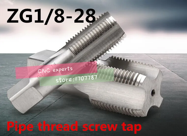 Бесплатная доставка 1 шт G1/8-28 Z1/8-27 ZG1/8-28 краны из труб с резьбой высокоскоростной