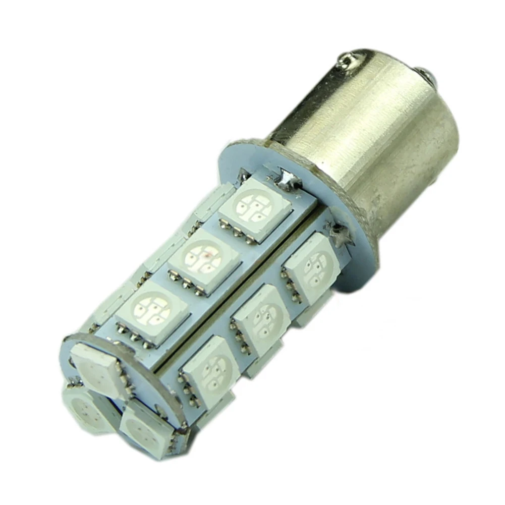 Горячая Распродажа P21W 18 светодиодный 5050 SMD 1156 BA15s 18smd smd Желтый автомобиль лампа