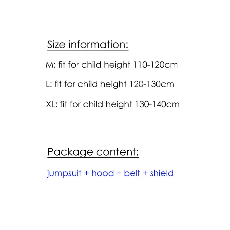 Дети ребенок аниме фильм супер костюм героя косплэй для на Хэллоуин мальчиков с