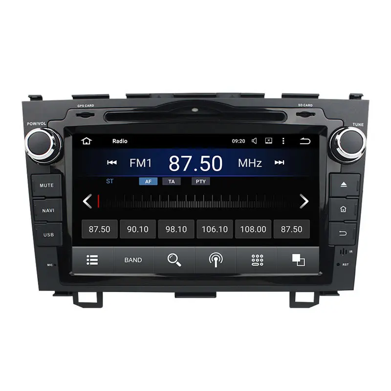 Quad Core 1024*600 Android 5.1.1 Для Honda CRV 2006 2007 2008 2009 2010 2011 Dvd-плеер Автомобиля Gps-навигация