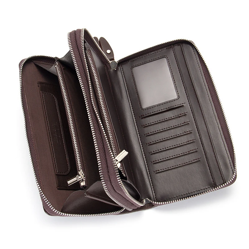 Импортные товары новинка деловые повседневные мужские длинные кошельки двойная