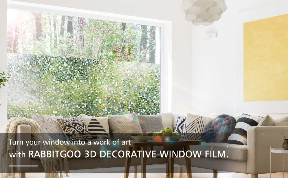 3D ПВХ оконная пленка статический цепляющийся камень декоративная Личная статическая самоклеющаяся оконная наклейка без клея витражное стекло для спальни