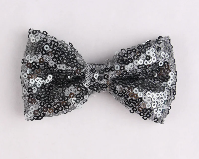 (120 шт./лот) Высококачественная ткань искусственные цветы для волос блестки