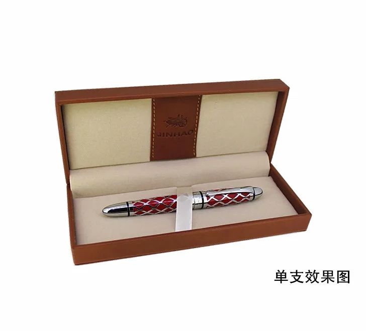 Высококачественная подарочная коробка JINHAO 163 коричневого цвета для ручек