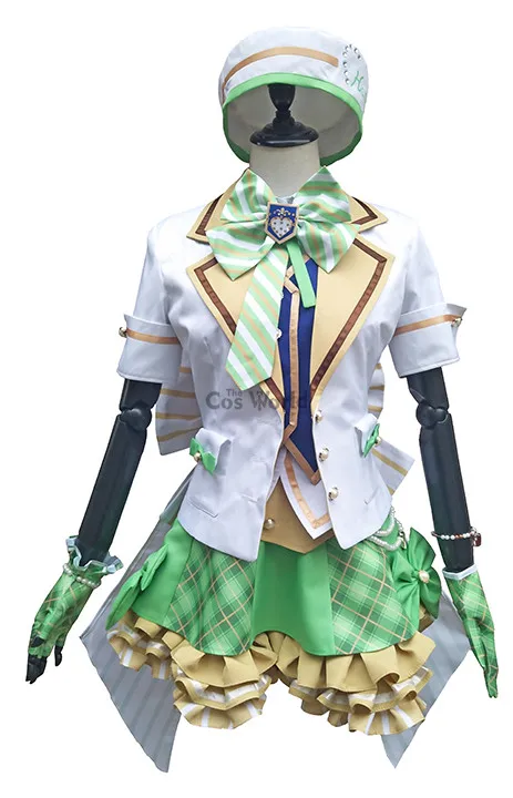 Костюм для косплея Love Live блейзер шапка Koizumi Hanayo аркадная игра II рубашка жилет