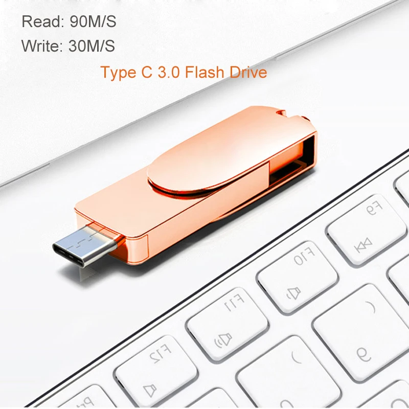 Флешка USB Type C на 128 ГБ флеш накопитель 3 0 256 64 32 память для Android|USB флэш-накопители| |