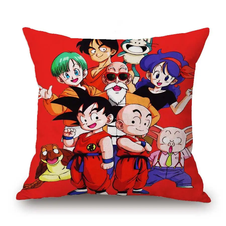6 18 дюймов японского аниме Dragon Ball Z House Декоративные Чехлы на подушку Goku принты наволочки домашние декоративные подушки - Цвет: 6